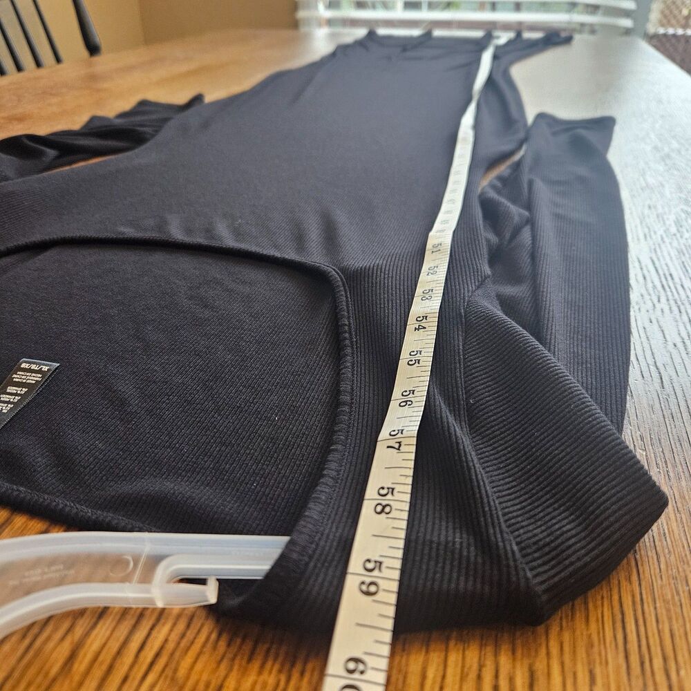 SKIMS Black Long Sleeve Maxi Dress - Picture 5 of 9
